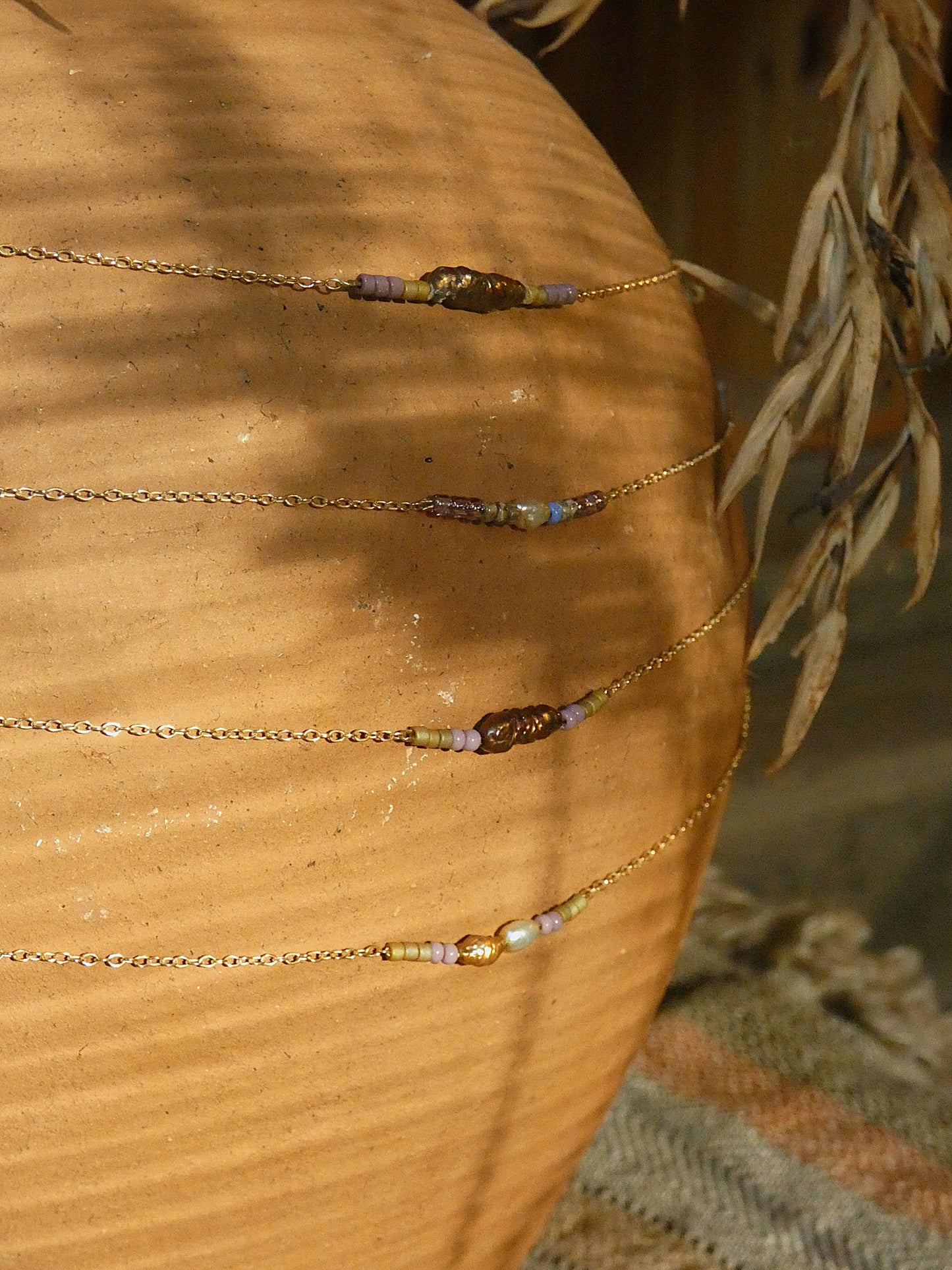The Sol Pearl Thread Necklace